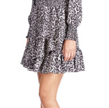 Michael Michael Kors Women's Wildcat Printed Smocked Dress Size XXS