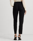 Lauren Ralph lauren Satin-Stripe Wool Crepe Straight Pants Size 10